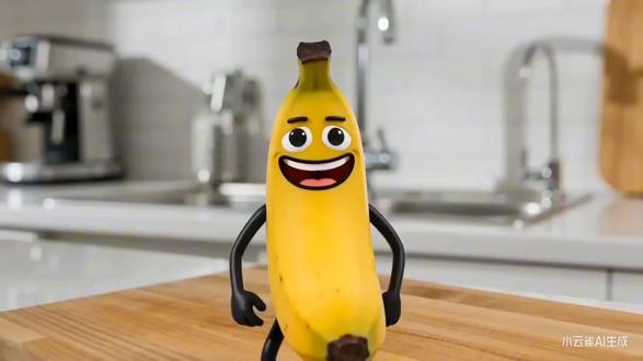 香蕉香蕉,黄金弯刀#香蕉 #水果 #解压