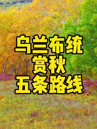 乌兰布统赏秋的五条路线 秋季自驾旅行乌兰布统全境攻略,分为五条路线,适用各种车型。核心景区与野路子相结合。可供大家选择#旅行推荐官 #乌兰布统 #自驾游 #赏秋 #内蒙古旅游 #秋色漫山海