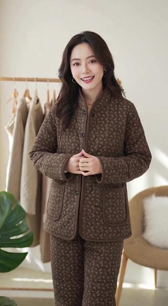 家的温暖,从一身舒适的家居服开始 #家居服 #品质女装 #女装搭配