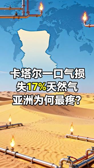 卡塔尔一口气损失17%天然气,亚洲为何最疼? #天然气 #亚洲 #能源 #财经