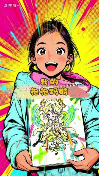 #真实生活分享计划 绿芽仙子,有没有春天的气息#春天 #亲子 #绘画 #泡泡玛特 @抖音小助手 @抖音创作灵感 @DOU+小助手