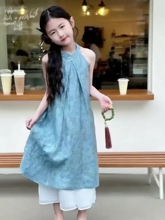 #甜美穿搭 #生女儿就要这样穿 #高品质童装 #度假穿搭 #国风