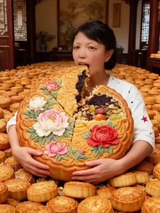 新疆的朋友们,终于让我找到小时候吃的老式五仁月饼了,外皮色泽金黄,五仁馅料饱满,每一口都能吃到童年的味道。咬上一口,瓜子仁、花生仁、核桃仁、芝麻仁。杏仁还有青红丝,各种原料的香味在嘴里爆开,口感丰富的不得了,皮薄馅足,满满的馅料。软糯香甜,越嚼越香,现在厂家活动福利价十九点九元到手,整整十二枚老五仁月饼,趁活动划算,拍回家尝一下,老人小孩都爱吃。
