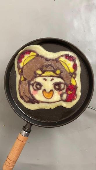 挑战100天画100个卡通煎饼,打卡第三十五天! #手工diy #美食教程 #美食分享 #鲁班七号 #简笔画