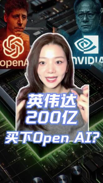 200亿美金!英伟达史上最大一笔投资,砸给了OpenAI?#英伟达 #OpenAI #AI #行业大揭秘 #有AI相伴一起过年