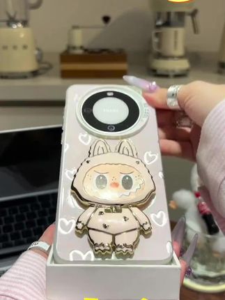 木森推荐的小怪兽镜子支架适用iPhone苹果16手机壳华为p70vivoppo小米15套潮#手机壳 #苹果手机壳 #华为手机壳 #木森 #木森大舞台
