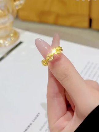 钱串 戒指 真喜利 配饰女款小众首饰配饰夏季新款气质轻奢百搭 #戒指给你选好了 #首饰分享 #铜钱戒指 #仙女必备 #女人喜欢的饰品