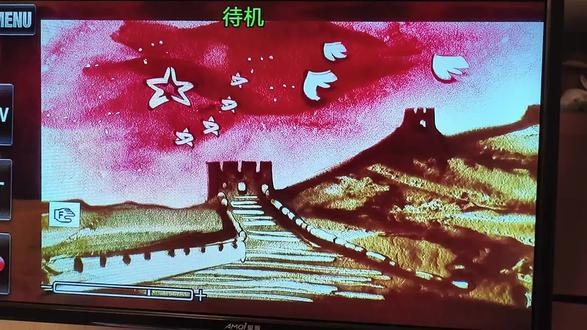 沙画教学花絮|快速画长城,适用于现场沙画表演#沙画#沙画艺术 #沙画教学 #沙画学习#沙画韩块块