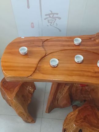 #茶桌茶台 #实木茶桌 #看过来 #根雕茶桌 #手艺人