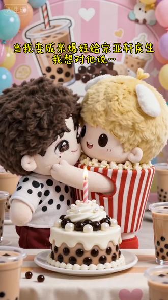 当我变成米爆娃给宋亚轩庆生🎂…(附教程) 宝宝们我用的是jimeng的seedance2.0模型🥰#宋亚轩 #宋亚轩生日快乐 #AI #AI六边形战士 #一句话P视频