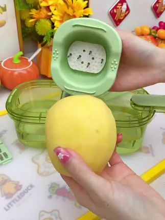 西邮哥【新疆包邮】切菜土豆丝刨丝器擦丝器切片机家用厨房切丝器
