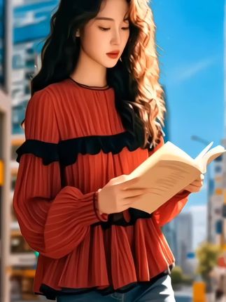 #春秋新款法式红色木耳边衬衣女高级感轻奢减龄洋气衬衫上衣#高级感穿搭#甜美感穿搭#洋气减龄穿搭#谁穿谁好看系列 @抖音小助手
