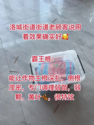 霸王根:专业调理根系不深扎,弱颗,弱苗,黄叶🍂,蔓子弱,带不动瓜,效果绝绝子🌹