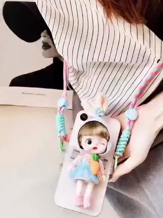 手机背夹娃娃#手机背夹 #背夹娃娃