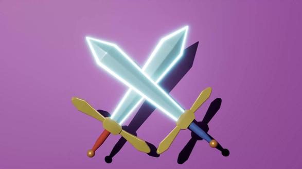 3Dmax教程,新手入门小案例,小剑模型制作 #3dmax #武器建模 #3dmax新手教程 #3dmax教程 #3d建模