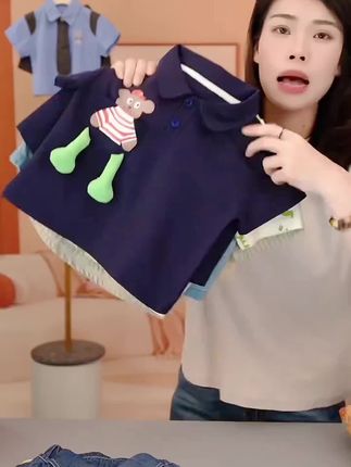酷酷的男童套装来咯!可爱小熊图案,舒适又好看,宝妈快给娃安排~#童装