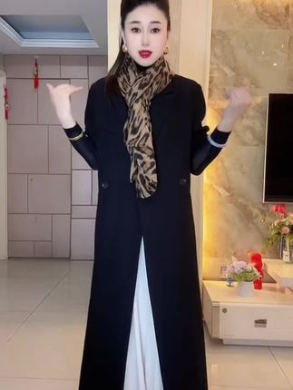 4个颜色,高个子小个子都可以穿#大衣