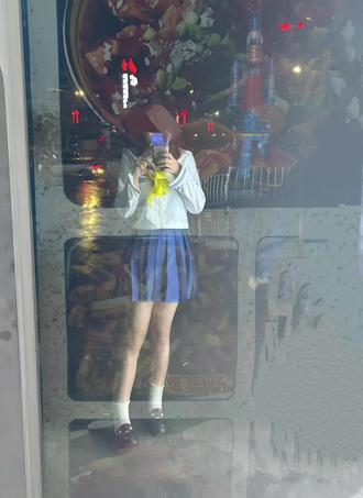 相爱分开都是罪#原相机 #水手服 #微胖女生 #蓝三本