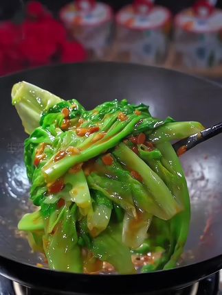 #美食教程 #家常菜 #普宁豆酱 #豆酱炒生菜