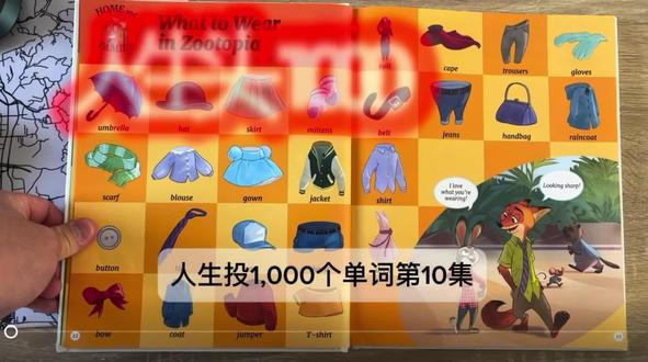 Top English|人生头一千个单词·第十集
👕 Clothes — 打开衣橱的第一百词
今天来到人生头一千个单词的 第十集,
这一课我们正式走进 Clothes 服装篇——
带孩子们一起打开衣橱,把最常用、最基础、最实用的服装类词汇一次性掌握清楚。
今天的冒险挑选衣服,我们也要一起 认单词 + 说句子 + 用在生活里。
👕 必学核心词(孩子们一定要读出来)
•T-shirt —— T 恤
•shirt —— 衬衫
•pants —— 裤子
•shorts —— 短裤
•skirt —— 裙子
•dress —— 连衣裙
•jacket —— 夹克外套
•coat —— 大衣
•hat —— 帽子
•shoes —— 鞋子
•socks —— 袜子
✏️ 今天我们的练习重点
1️⃣ 跟读 + 拼写(把发音和字母对应好)
2️⃣ 造简单句子(例如:This is my blue T-shirt.)
3️⃣ 生活里看到就说出来
——看到自己的外套,就说 This is my jacket.
——看到别人穿裙子,就说 She wears a ski
📘 Top English 每日一句
“The more you can say, the more words you own.”
你能说出口的词,才是真正属于你的人生一千词。#英语启蒙 #英语启蒙 #少儿英语 #英文绘本 #幼儿英语启蒙