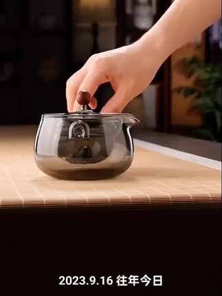 轻奢玻璃逍遥壶电陶炉煮茶壶泡茶壶家用旋转侧把壶小青柑茶壶茶具#茶生活 #茶百道 #茶具好物推荐 #你今天喝茶了吗 #喝茶养生