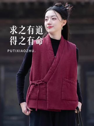 #中国风马甲 #禅意穿搭 #汉服
