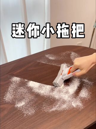 这个迷你小拖把太绝了!居然擦的比抹布还干净,不留水渍不留印!真的厨房必备#拖把 #清洁拖把 #迷你拖把 #抹布 #厨房好物