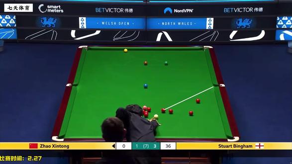 最新比赛:赵心童离出局一步之遥,关键时刻准度开挂挽救赛点#斯诺克 #台球 #赵心童 #威尔士公开赛