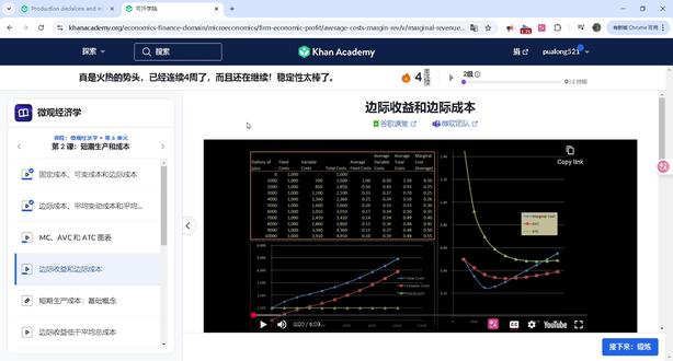第 2 课:短期生产和成本 关键点
从短期角度来看,企业的总成本可以分为固定成本(企业在生产任何产出之前必须承担)和可变成本(企业在生产过程中承担)。
固定成本是沉没成本——因为它们是过去发生的并且无法改变,所以它们不应该在未来生产或定价的经济决策中发挥任何作用。
变动成本通常表现出边际收益递减,因此生产更高水平产出的边际成本会上升。
总成本是生产固定成本和变动成本的总和。
短期成本结构
生产一家企业产品的成本取决于企业使用的劳动力和实物资本的数量。生产汽车所涉及的成本清单与生产计算机软件、理发或快餐所涉及的成本清单看起来截然不同。
然而,所有企业的成本结构都可以分解成一些共同的基本模式。当企业审视其短期总生产成本时,一个有用的起点是将总成本分为两类:短期内无法改变的固定成本和短期内可以改变的变动成本。
固定成本和变动成本
固定成本是指不会因生产水平而变化的支出,至少在短期内不会。无论产量多少,固定成本都是一样的。例如,工厂或零售店的租金。一旦签订租约,无论产量多少,租金都是一样的,至少在租约到期之前是这样。
固定成本可以有多种其他形式。例如,生产产品的机器设备成本、开发新产品的研发成本,甚至推广品牌的广告费用都属于固定成本。固定成本的水平因具体业务而异。例如,制造计算机芯片需要昂贵的工厂,但如果本地搬家和运输公司在需要时按天租用卡车,则几乎不需要任何固定成本。
另一方面,变动成本是在生产过程中产生的——产量越高,变动成本就越高。劳动力被视为变动成本,因为生产更多商品或服务通常需要更多工人或投入更多工时。变动成本还包括原材料。
#学习#微观经济学#短期 #成本 #可变成本
