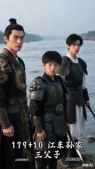 江东孙家三父子#孙坚,孙策,孙权#历史人物科普 #人文社科类 @DOU+上热门