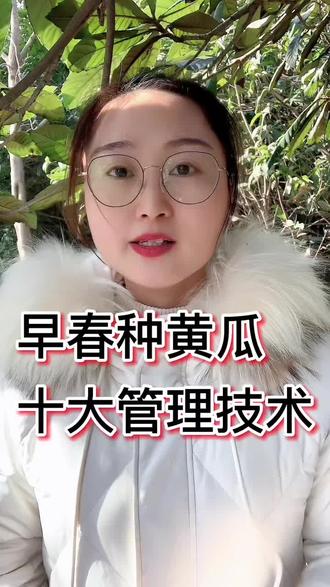 早春种黄瓜十大管理技术#黄瓜种植#增产增收 #三农 #抖音助农 #种植小技巧
