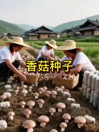 22年香菇菌~种阳台盆栽地栽办公室家庭种植赠送种植说明种子 #种蘑菇#蘑菇种植#蘑菇#种植