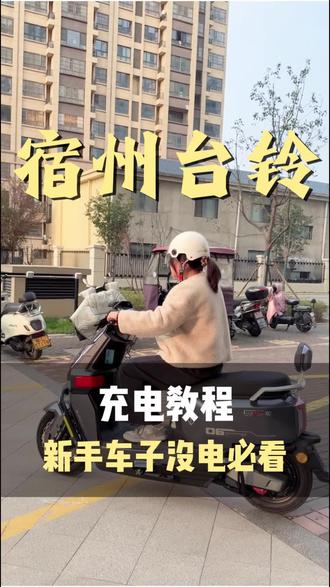 充电教程 新手车子没电必看#宿州台铃#台铃王者#大吉大利台铃年#开年骑台铃