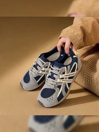 早秋系带休闲德训鞋#软底软面 #时尚百塔