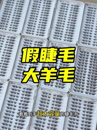 商家为了冲销量疯了吧!这价竟然薅到30排超大容量的睫毛书!#假睫毛 #超便宜超划算 #假睫毛推荐 #假睫毛贴法 #好物推荐🔥