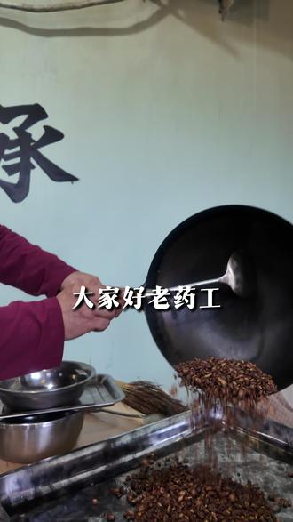 炮制酒丹参,老药工教学炮制 #丹参 #中药炮制 #非遗传承 #老药工