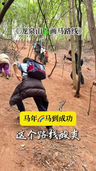 马年,马到成功😁今天龙泉山♻️画马路线走起……#户外徒步 #龙泉山 #画马线 #仰天窝 #这才是真正的爬山