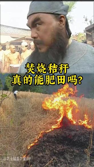 焚烧秸秆真的能肥田吗? #焚烧秸秆 #肥田