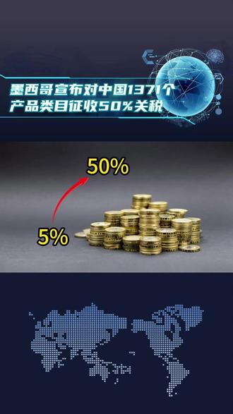 墨西哥放大招!针对亚洲商品推新关税,最高达 50%~ #墨西哥关税 #热点新闻事件 #墨西哥投资建厂
