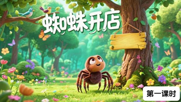 二下《蜘蛛开店》AI赋能+大情景任务群 #公开课课件#小学语文课件PPT#二年级语文#AI赋能#蜘蛛开店