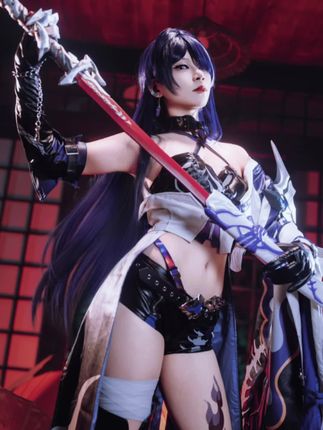 「所有过往俱已归于虚无,就像泪水,终将消失在雨中。」 #崩坏星穹铁道 #cosplay二次元 #正片 #黄泉