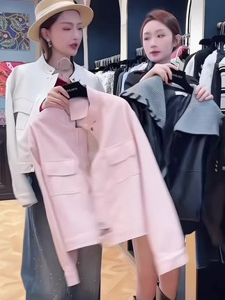 【浅浅专属】2025新款休闲小皮衣外套女宽松显瘦机车服短款时 #上热门 #新款上新 #高级感穿搭