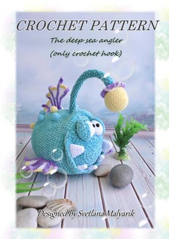 丑萌灯笼鱼钩针图解编织教程