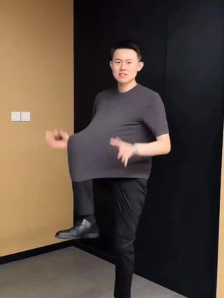 【组合套装】轻奢针织短袖+休闲西裤(衣服裤子尺码都要选)#男士短袖t恤 #品质男装 #早秋穿搭#通勤穿搭 #短袖@DOU+小助手