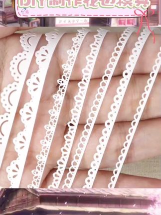 手作达人们看过来👀秘密花园蕾丝花边模具太绝啦!细节超精细👏用它做超轻粘土手办,压一压、抠一抠,蕾丝花边就搞定,轻松提升手办精致度,美到犯规💕#蕾丝花边模具 #超轻粘土手办