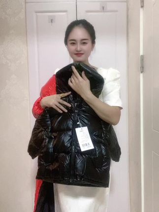 网红黑金棉袄棉服上一波!#新衣服可以治愈各种不开心