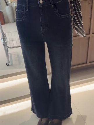 小个子女生的心头爱 一穿上身不愿意脱下来 真心话九分筒喇牛仔裤