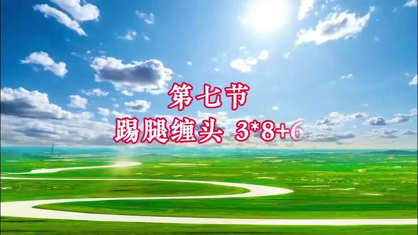 华柔第十七套健身套路《苍穹唤》第七节