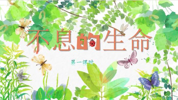 优质课件展播人教版小学二年级美术下册第二单元人类的朋友第四课不息的生命