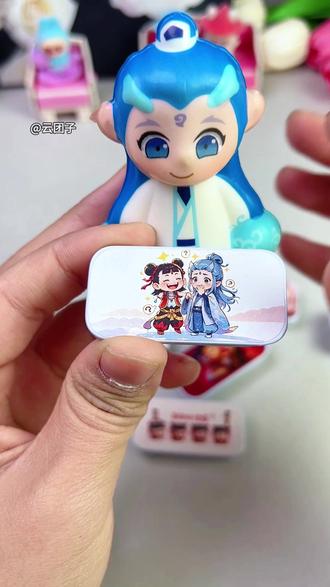 哇,这个文具盒来过家家的话也太好玩了 #迷你文具盒 #微缩文具 #玩具 #哪吒敖丙 #玩具故事